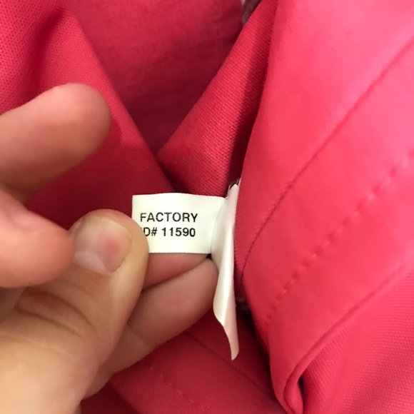 Express Hot Pink Double Brested Trench Coach Small - Picture 6 of 7